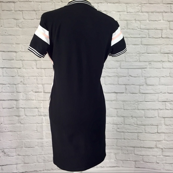 Almost Famous varsity polo black white pink dress - Picture 4 of 5